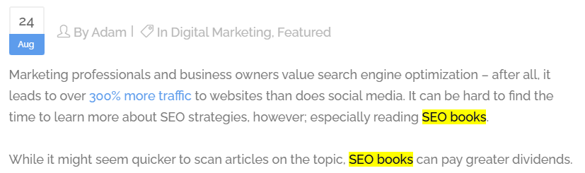 seo books article